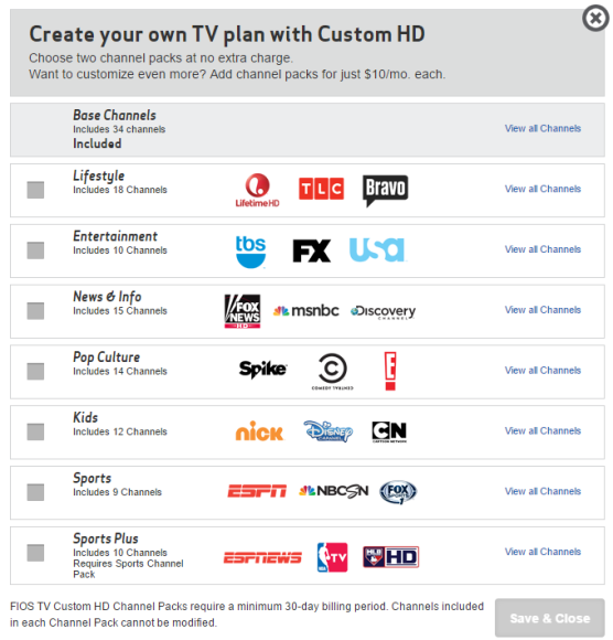 New Verizon FiOS TV Bundles Don't Include BBC Channels