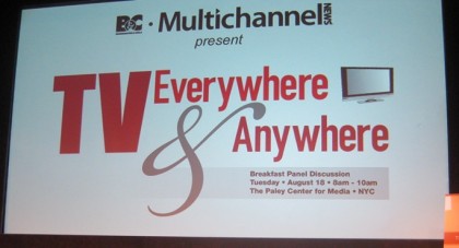 TV Everywhere breakfast