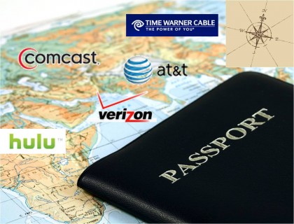 Mapping online TV Verizon Comcast Time Warner Cable AT&T Hulu