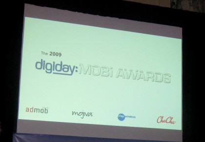 digiday mobi awards dm2 2009