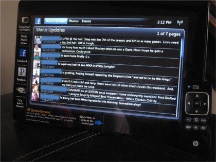 HP DreamScreen Facebook