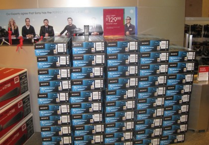 Sony Style store King of Prussia Mall Black Friday blu-ray players
