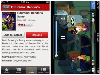 Netflix iOS App Now Streaming To iPhone