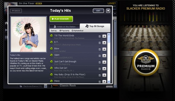 Slacker WebPlayer-BrowseStation-TopSongs