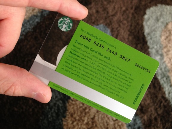 Add Gift Card To Starbucks App
