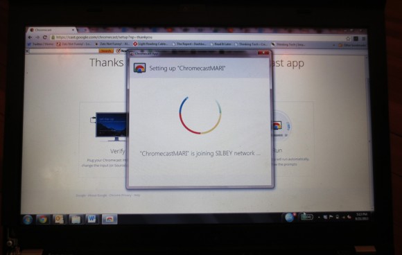 Chromecast set-up 2