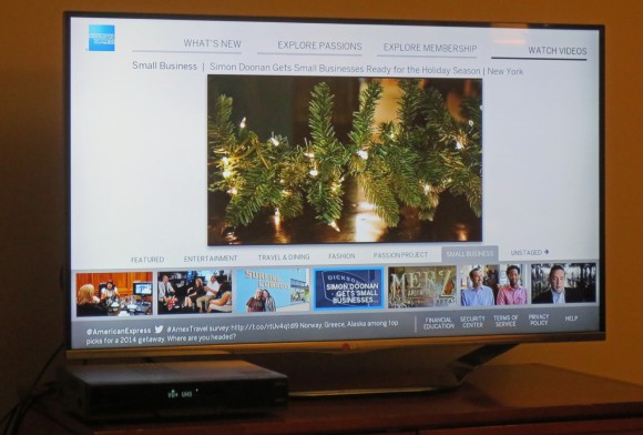 ActiveVideo AmEx ad