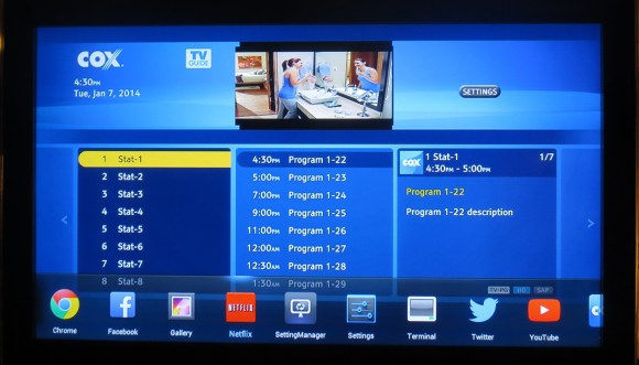 Alticast HDMI Media Express Stick with Cox guide and apps